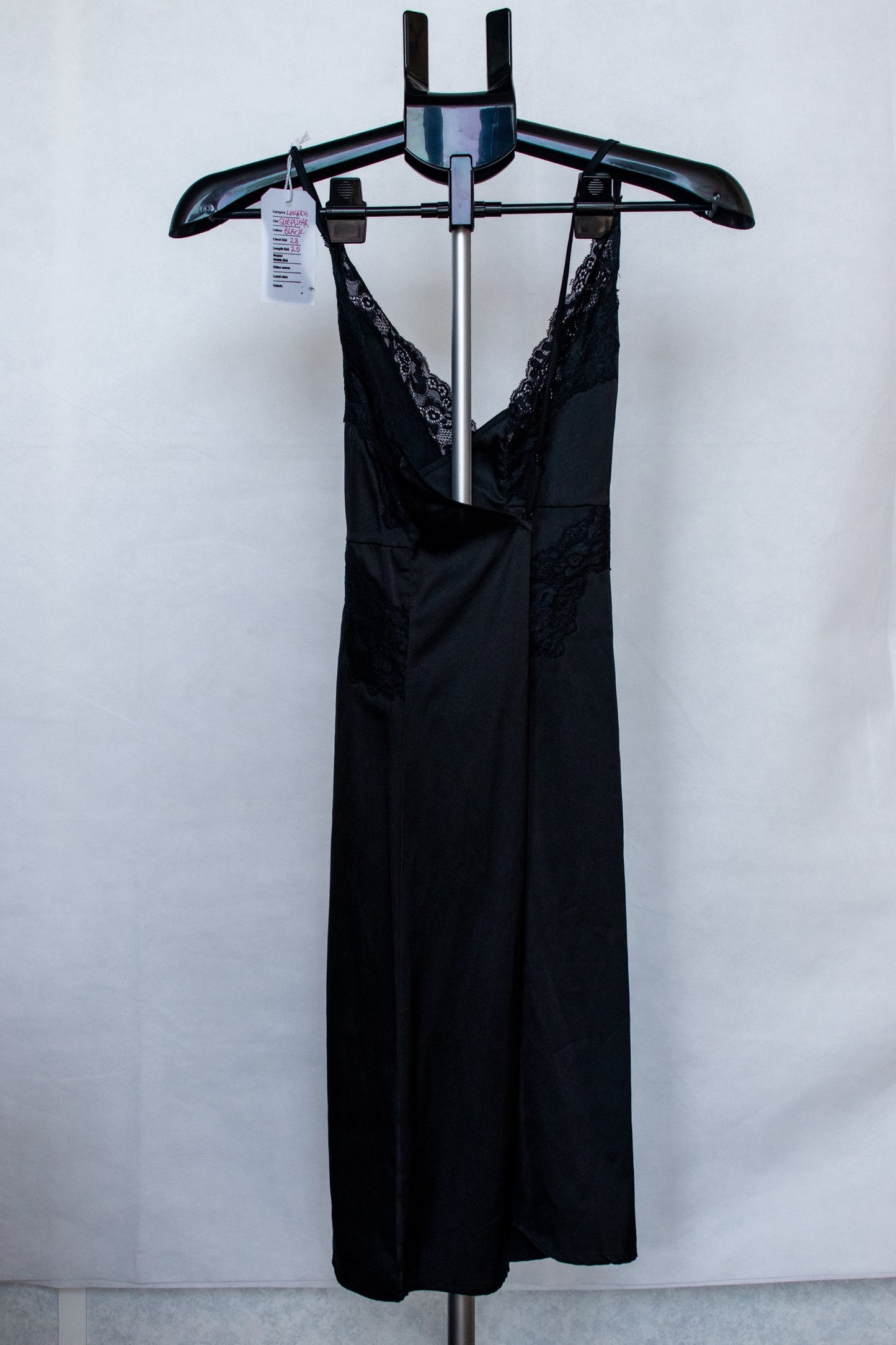 Black slip nightie