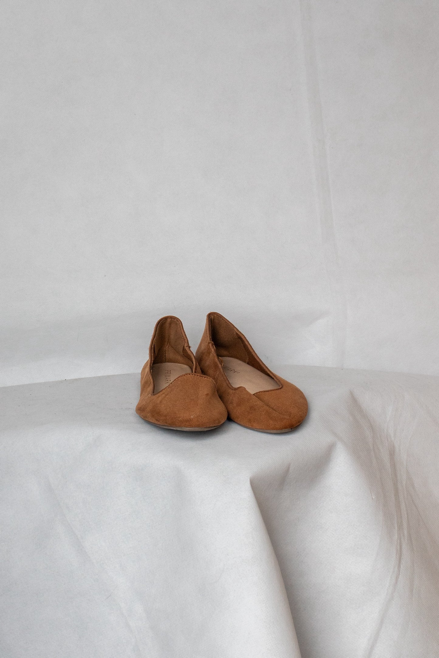 Beige ballet flats