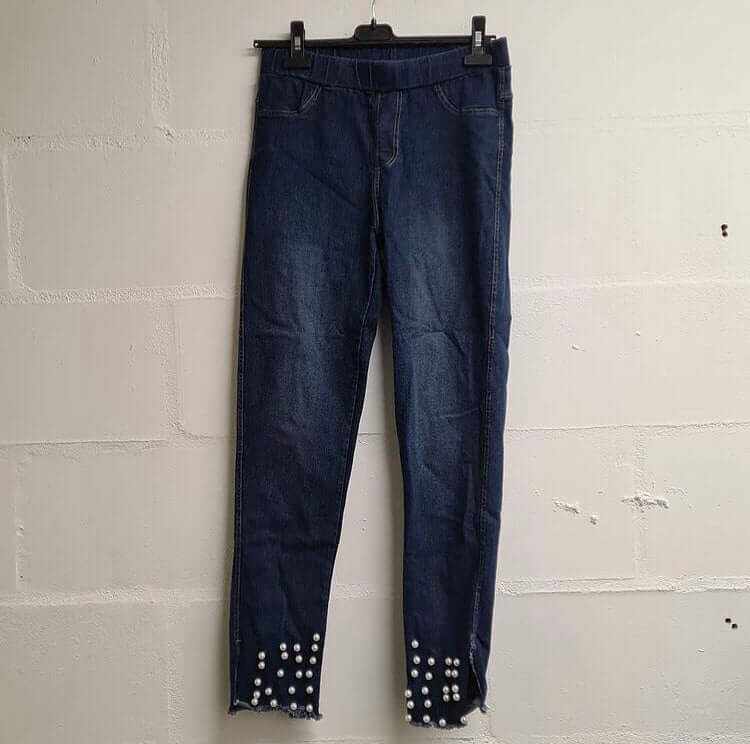 blue trousers