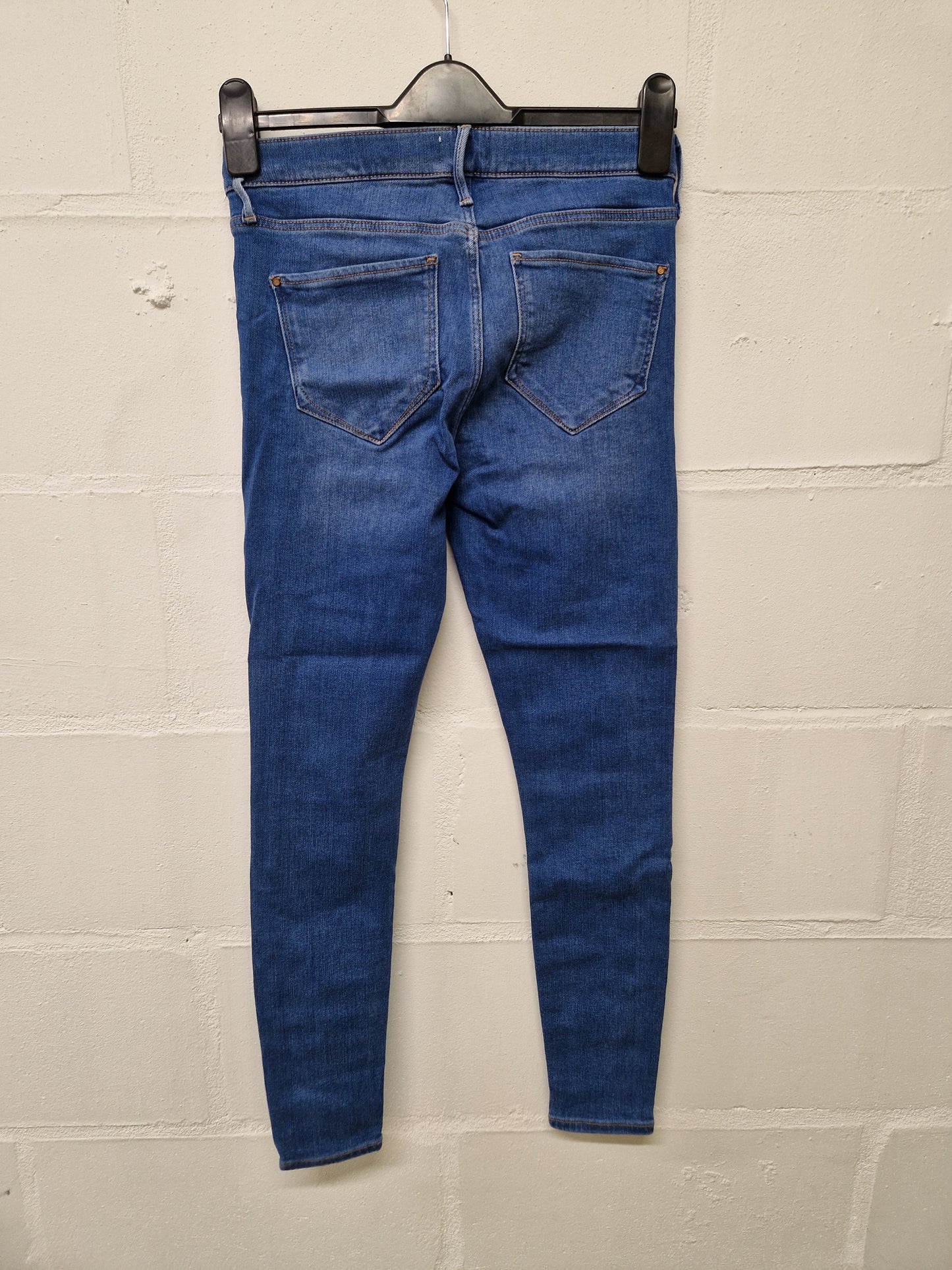 Vibrant blue jeans