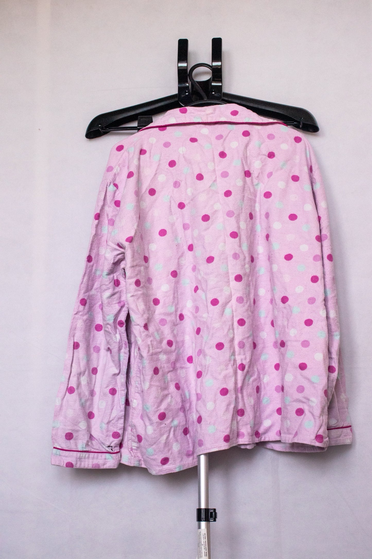 Pink Polka Pyjama Top