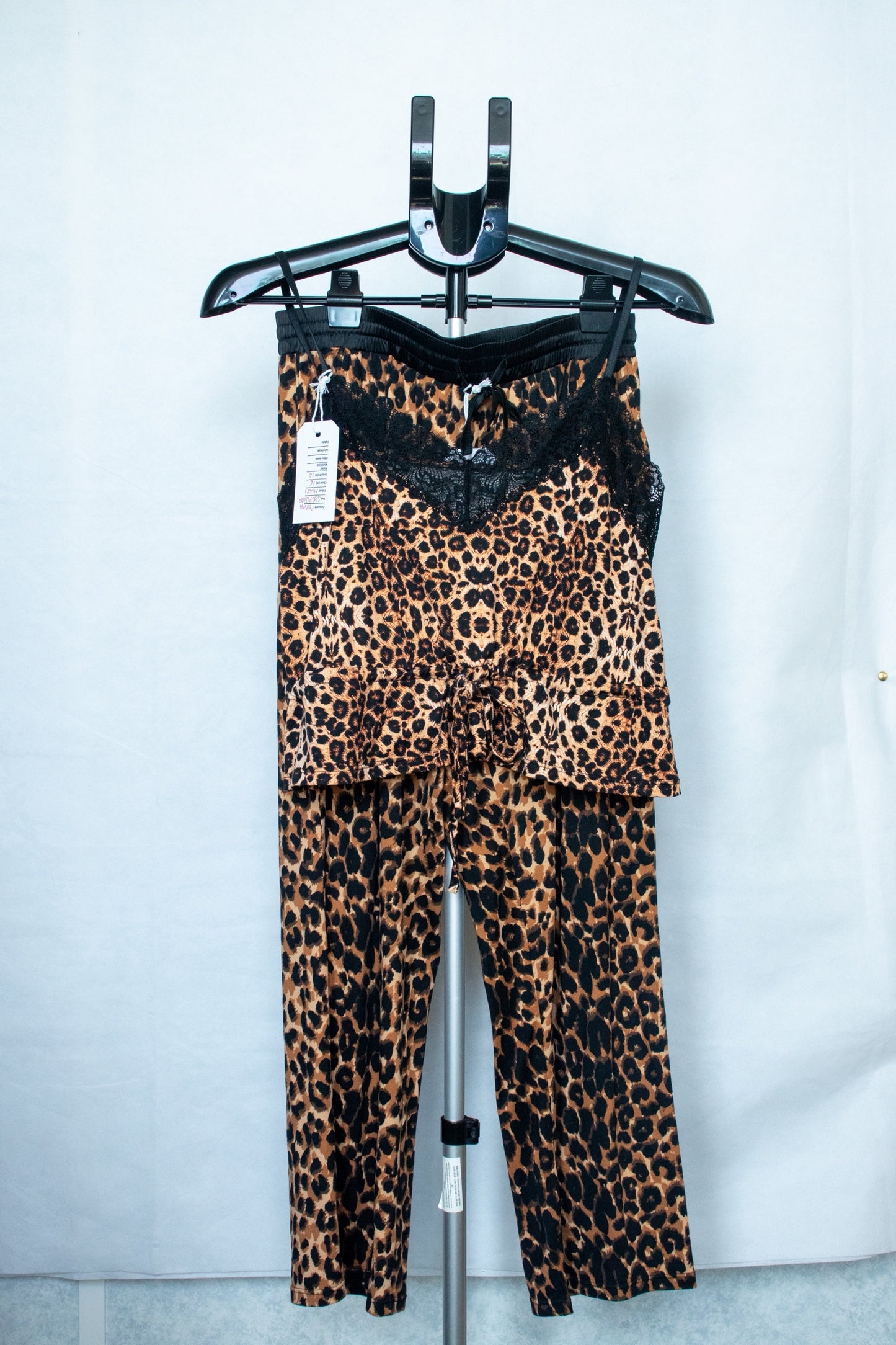 Leopard print pyjama top