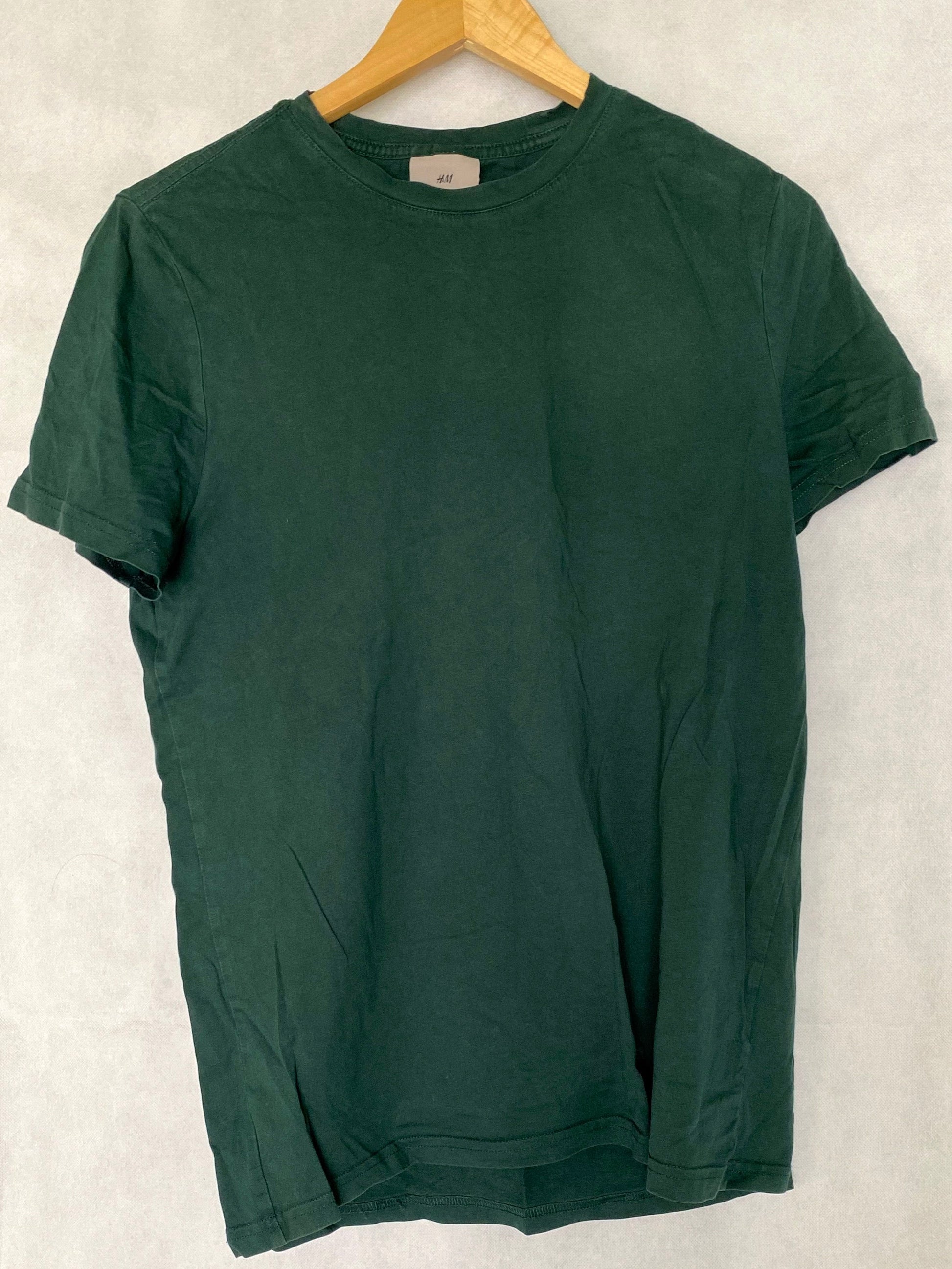 green slim fit tshirt