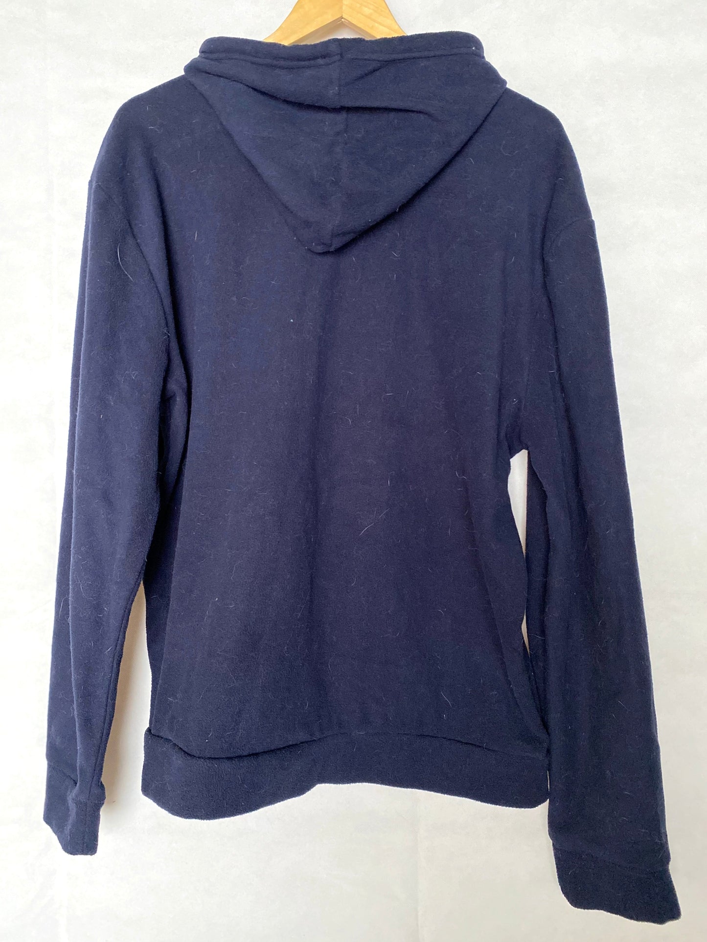 navy  blue hoodie