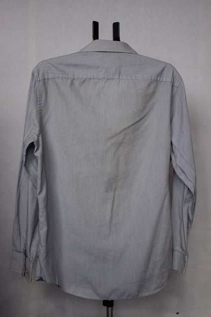 Blue pinstripe shirt