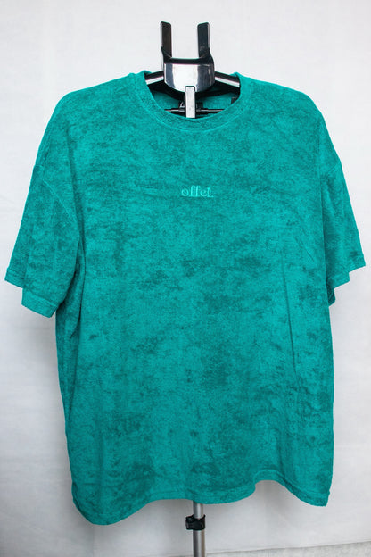Green toweling tshirt