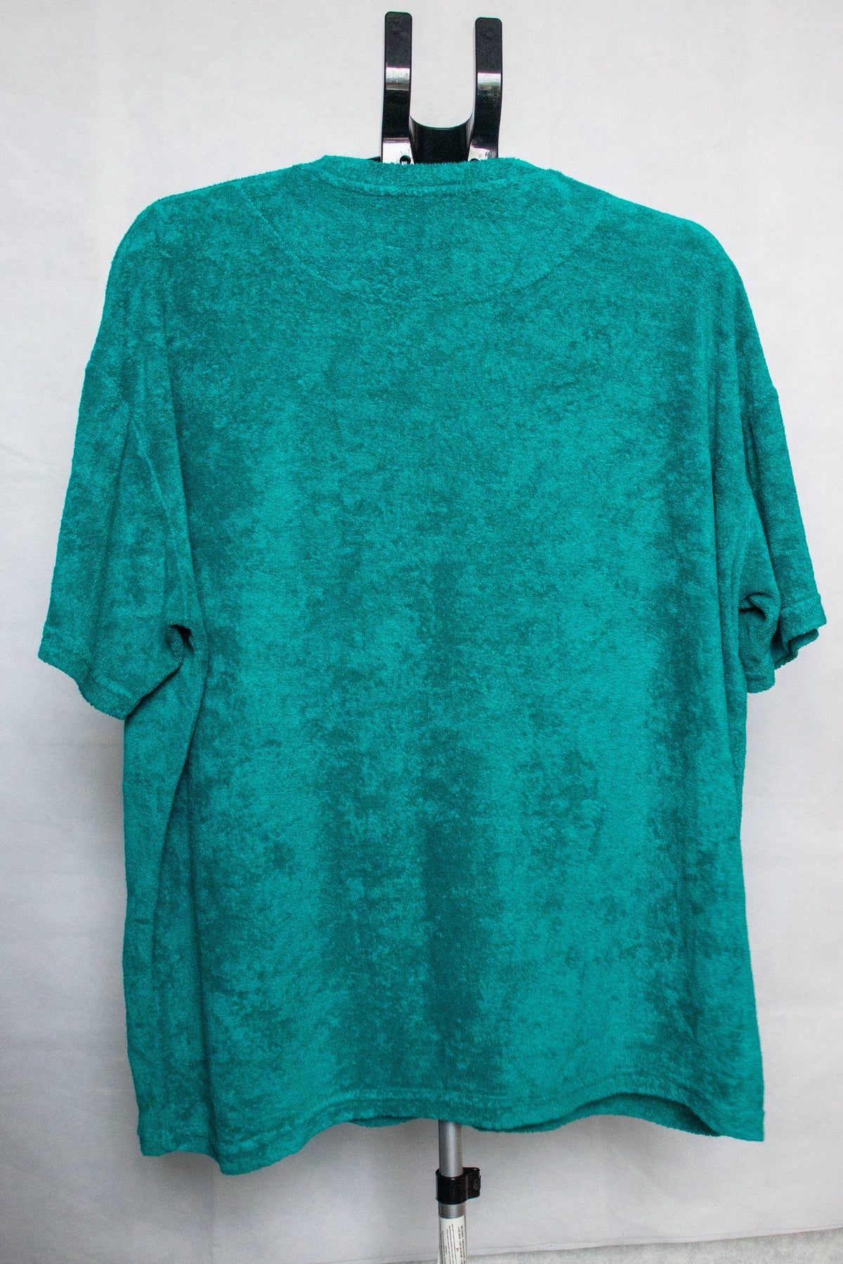 Green toweling tshirt