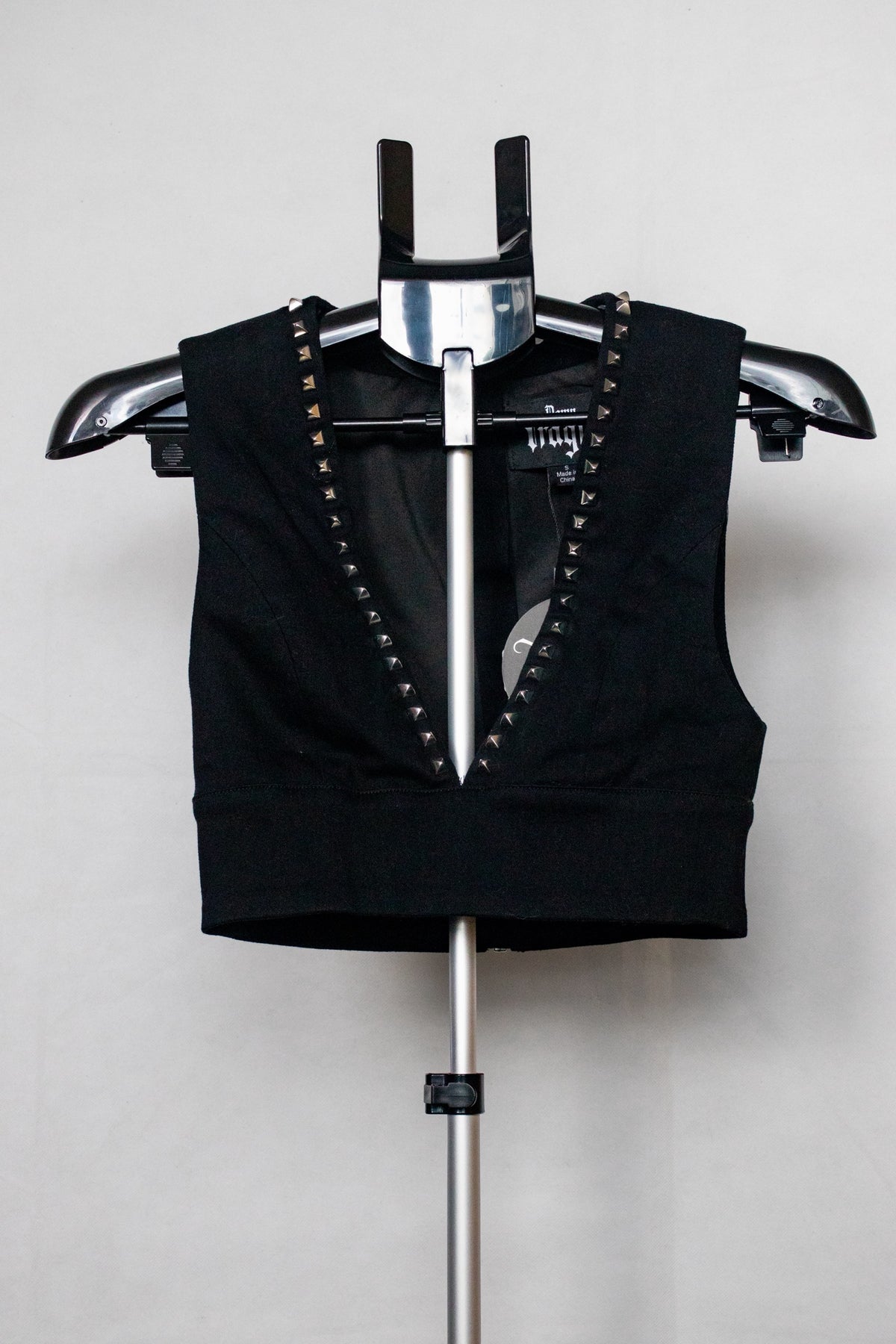 Black studded top