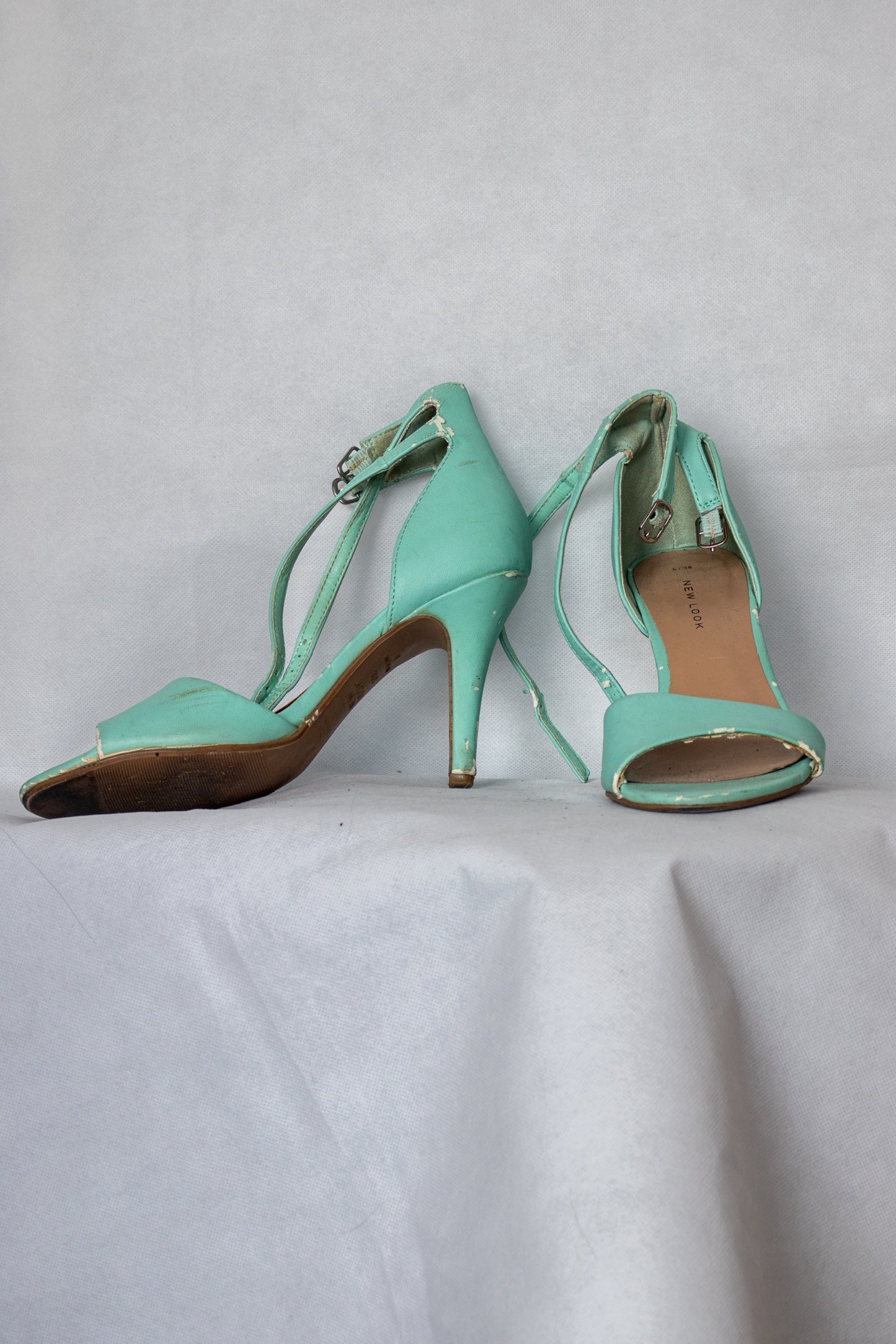Turquoise heels