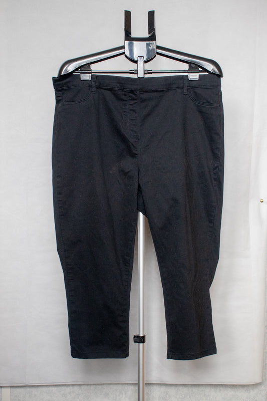 Black stretchy trousers
