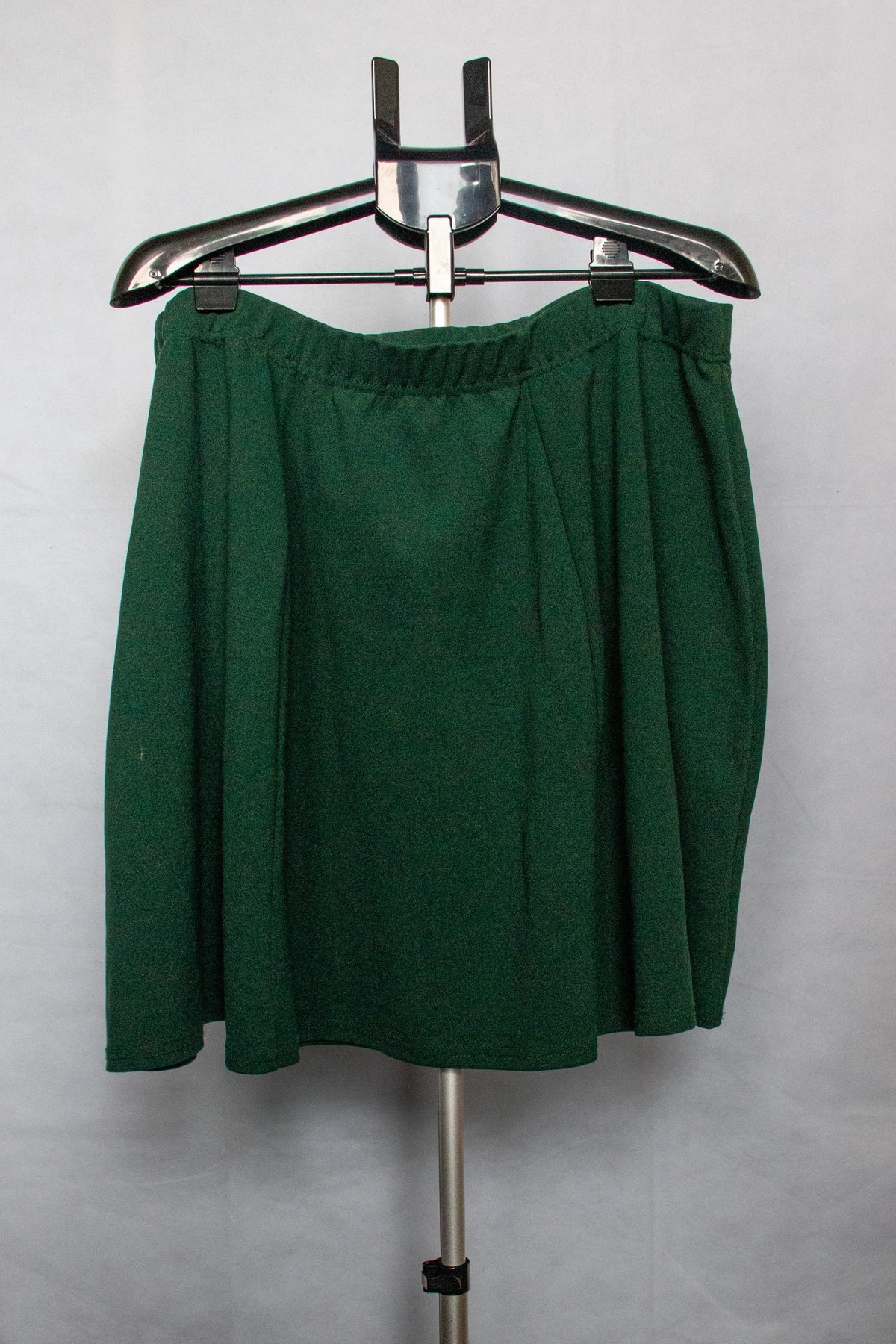 Green skater skirt