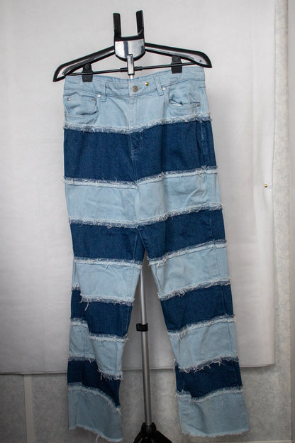 Striped jeans
