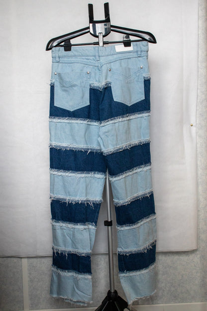Striped jeans