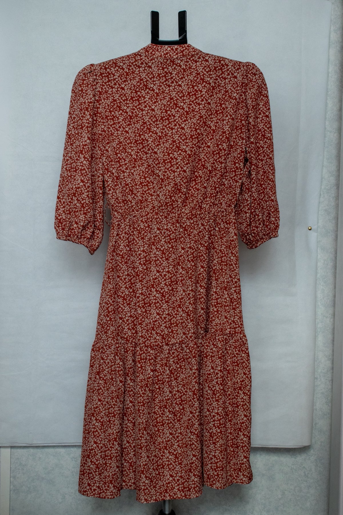 Brown floral dress