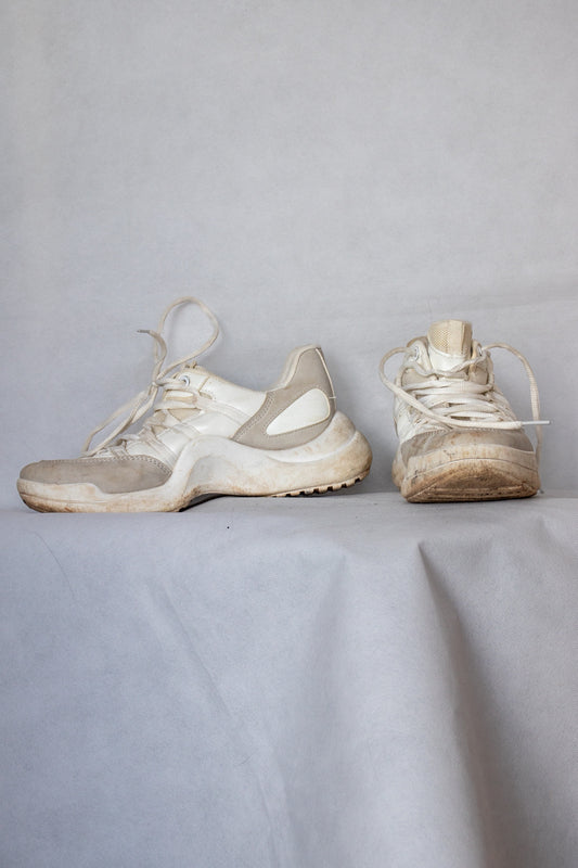 White trainers