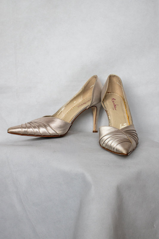 Champagne colour heels