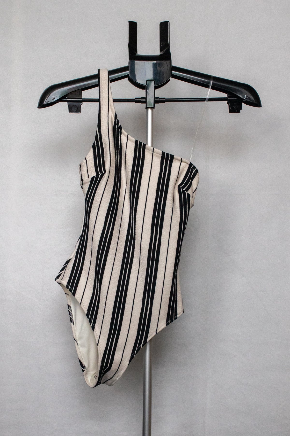 Black and white striped bodysuit