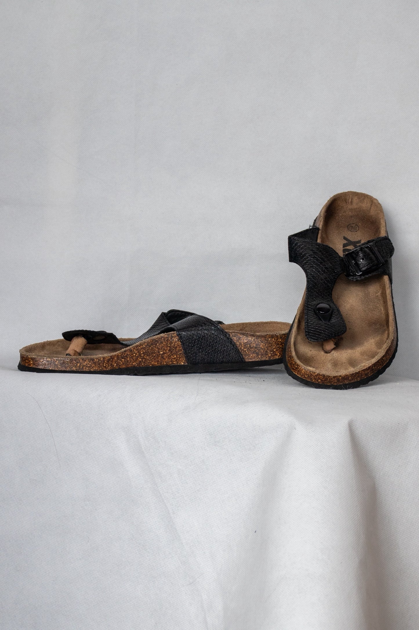 Cork sole sandles