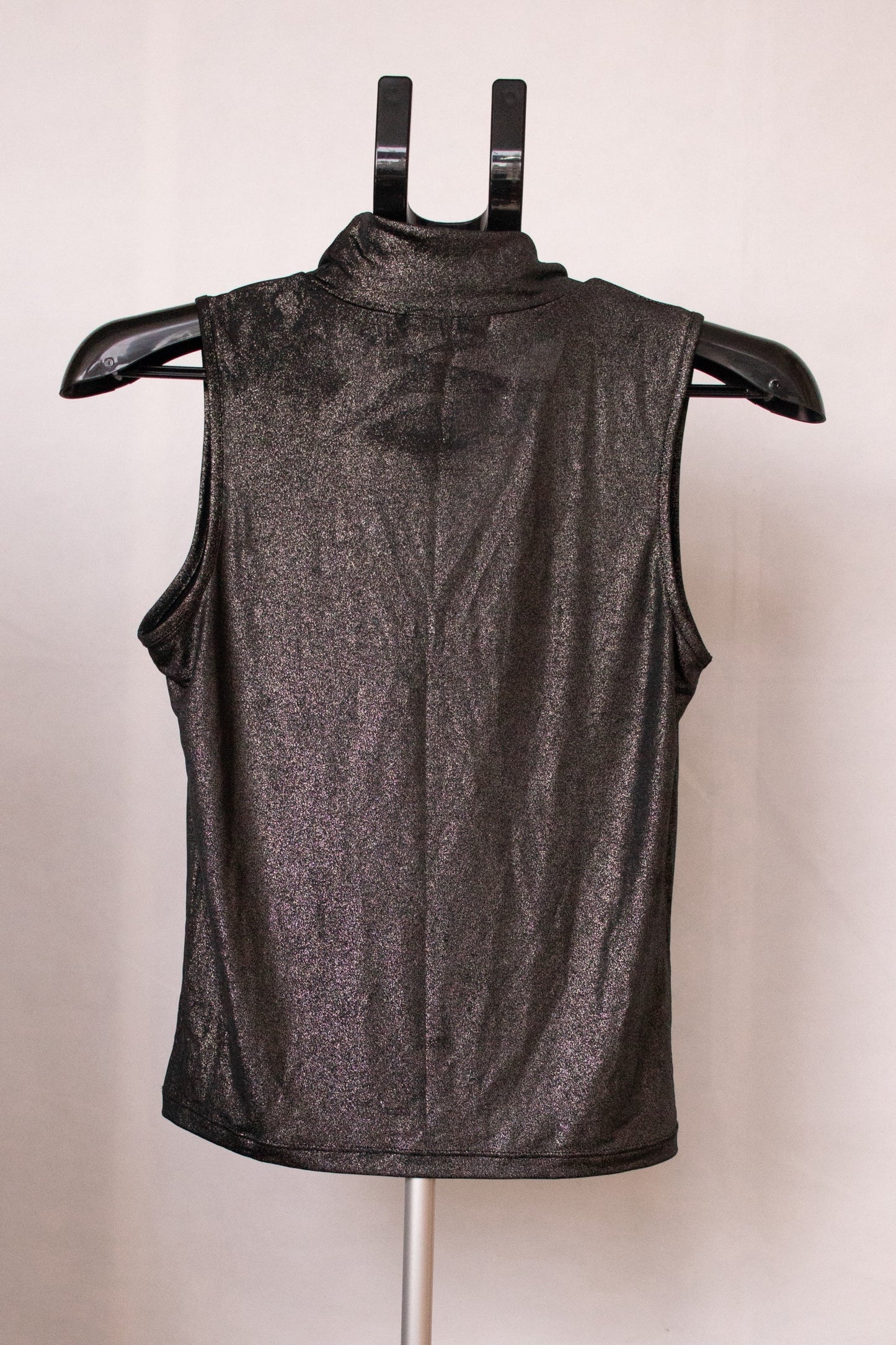 Black glittery vest top