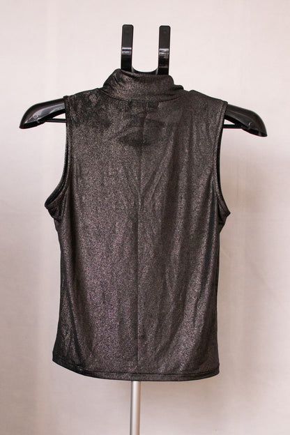 Black glittery vest top