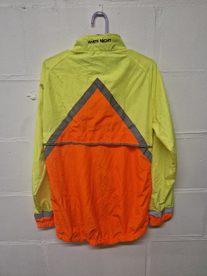 Yellow and orange hi-vis style jacket
